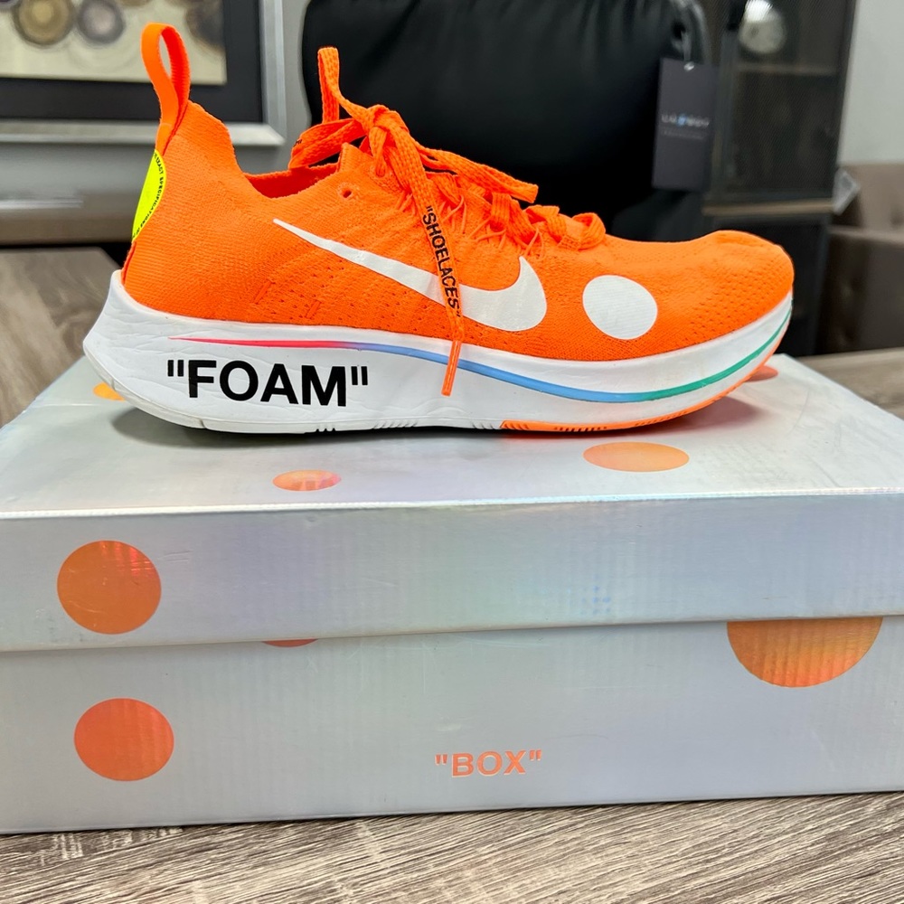 Nike Zoom Fly Mercurial Off White Total Orange